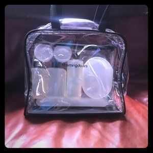 Bloomingdales cosmetic/toiletries travel case.